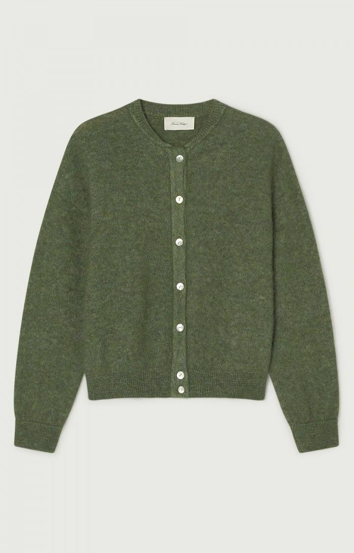 verontschuldiging Pelgrim droogte American Vintage Cardigan Green online kopen bij Boutique Domburg.  ZABI255H21BAMCH